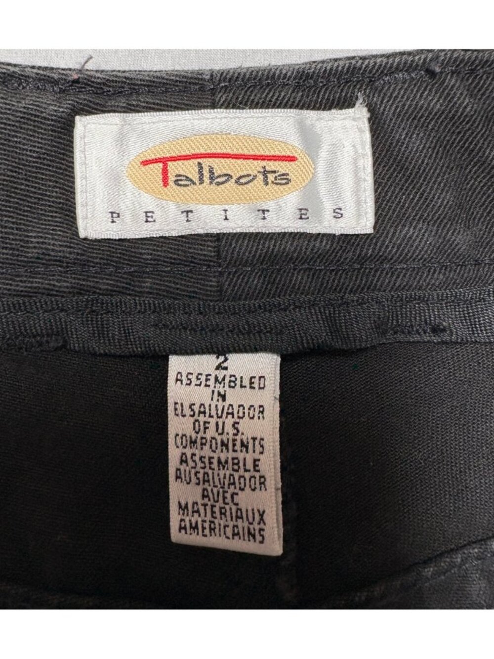 Talbots Black Denim Skirt Women’s Size 2 Classic Casual Style - Picture 7 of 8